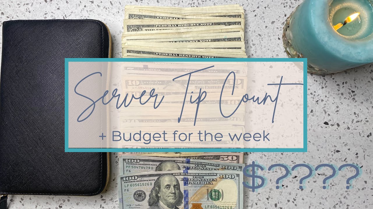 What do I make as a Server!? | Tip Count | Weekly Budget with Me