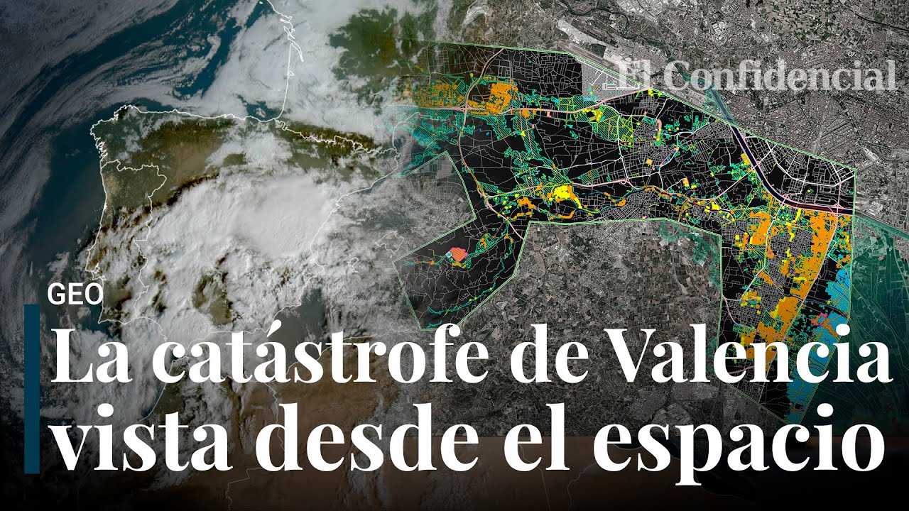 Todo lo que el barro cubrió en Valencia tras la DANA: vista satélite de los efectos de la catástrofe
