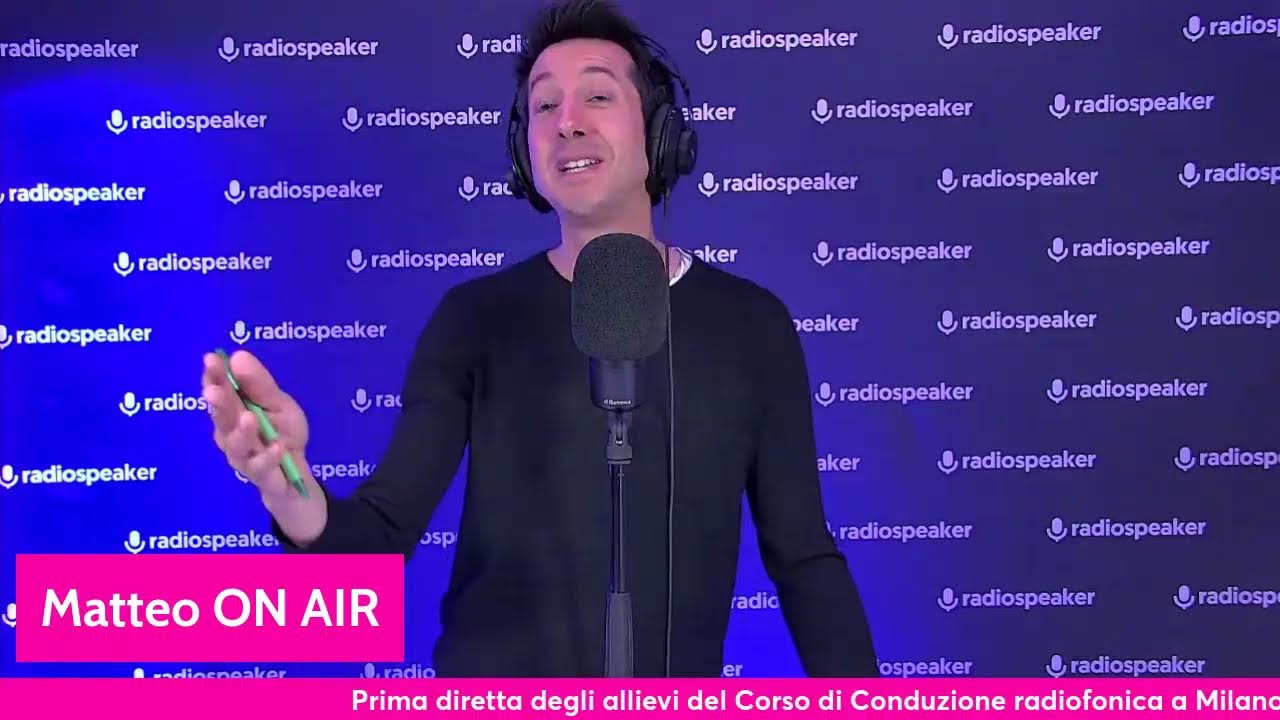Speaker On Air - La prima diretta del Corso di Conduzione Radiofonica a Milano