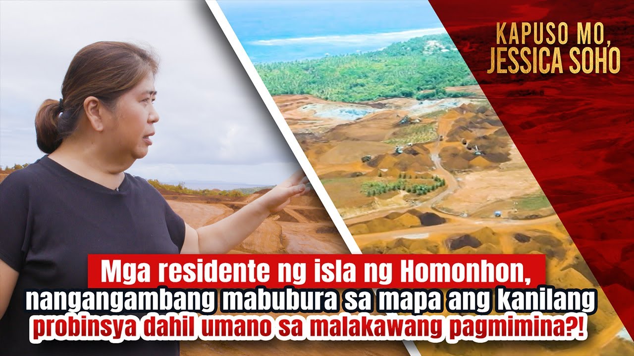 Residents protest mining activities on Homonhon Island | Kapuso Mo, Jessica Soho