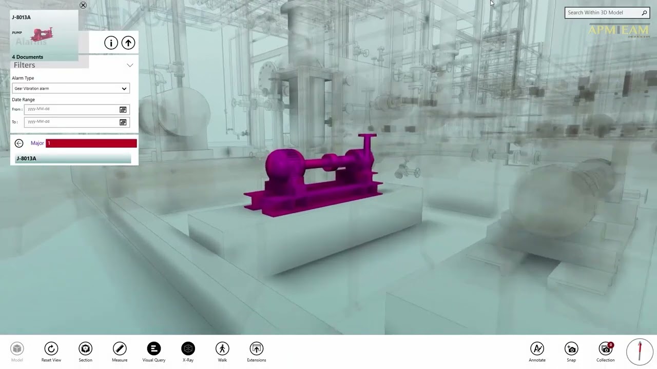 Обзор возможностей AVEVA 3D Asset Visualization