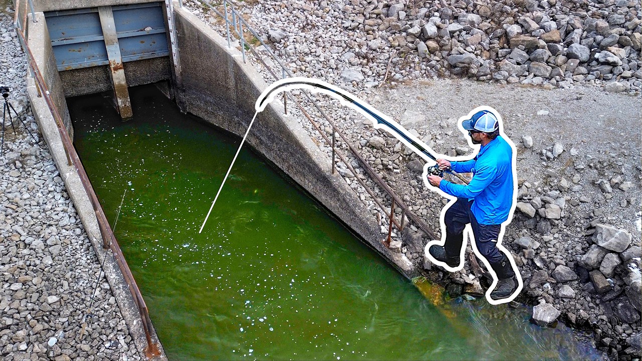 A GIGANTIC New PB was Living in this Tiny, but DEEP Spillway!!!