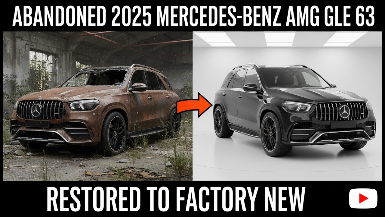 Abandoned 2025 Mercedes Benz AMG GLE 63 Restored to Factory New