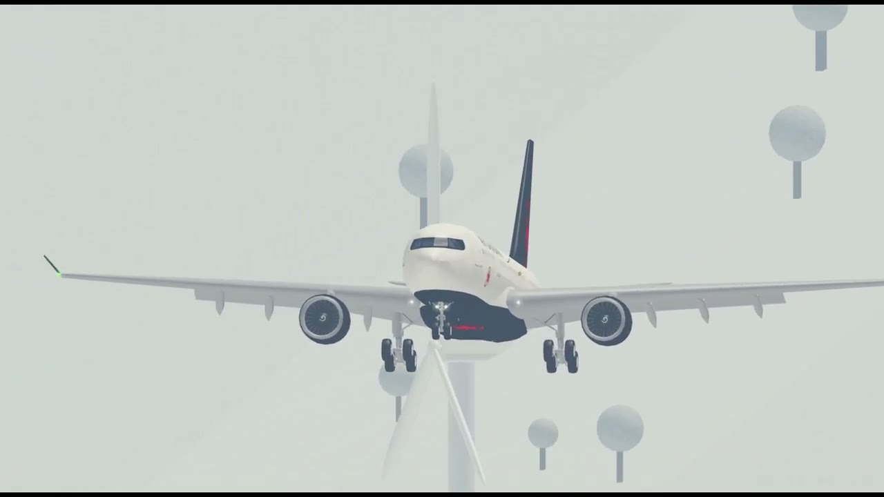 AC 872 landing at Pairs (Perth)
