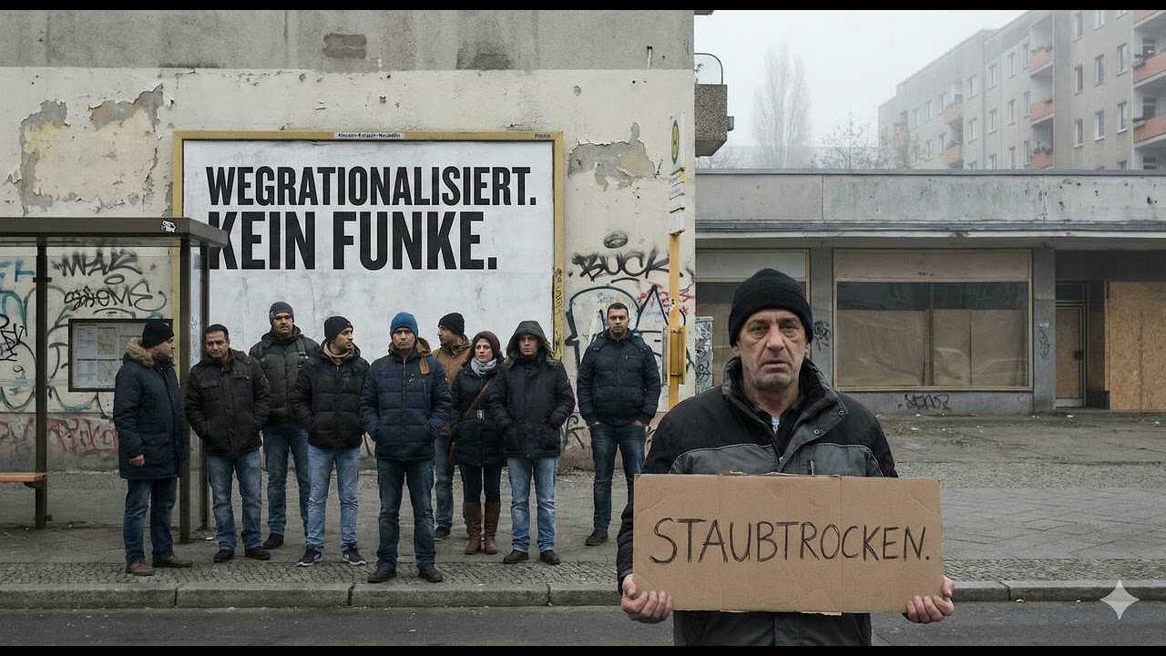 Staubtrocken (Wegrationalisiert) 🏭 | Dark Industrial Rap | Destructive AI
