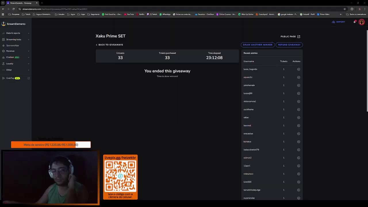Jogando e Conversando. Bem-Vindos! !pix !discord 
