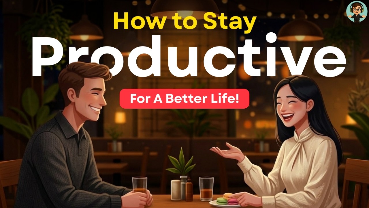 Stop Procrastinating & Stay Productive | English Conversation Podcast