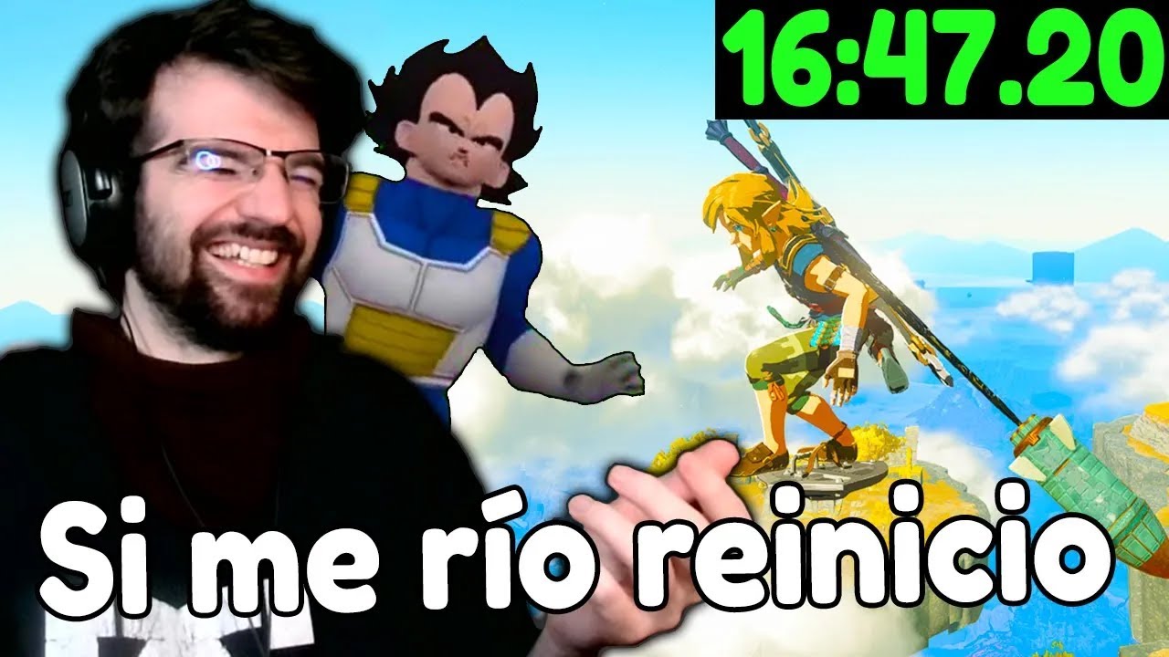 Si me río reinicio speedrun de TOTK