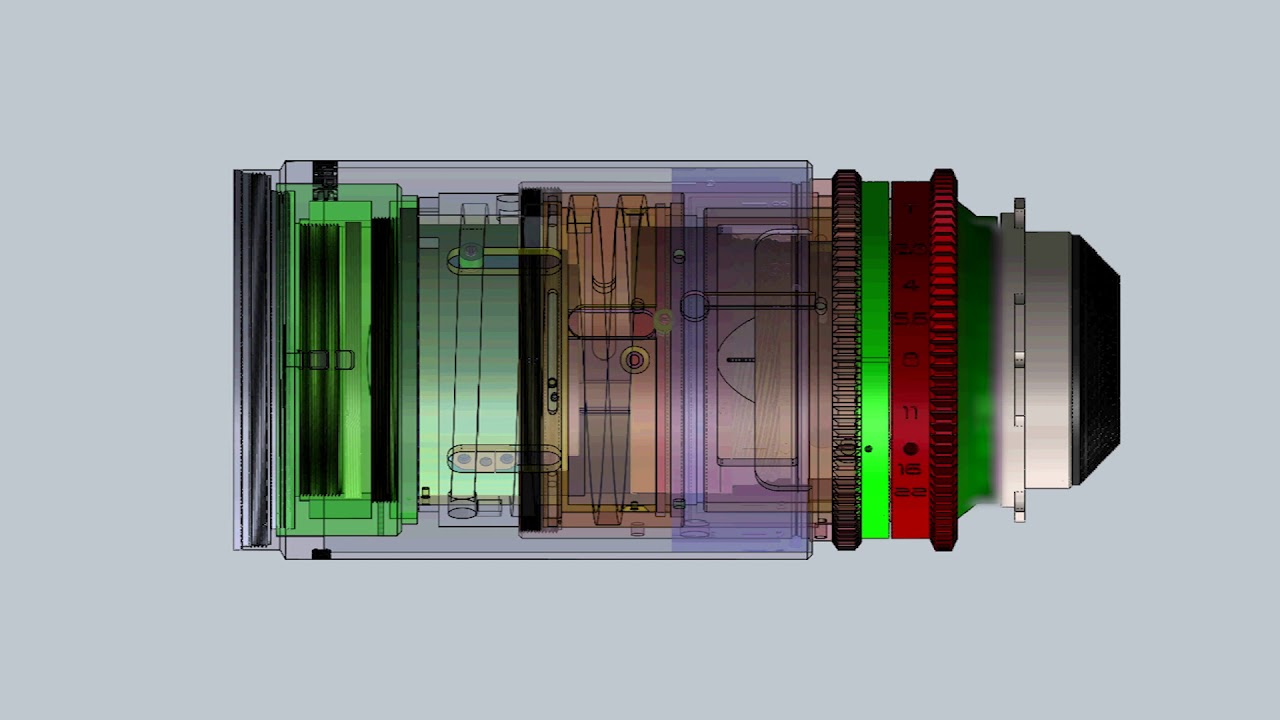 20180320: Mechanical/CAD (Solidworks) Design: Cinematography Lens Rehousing