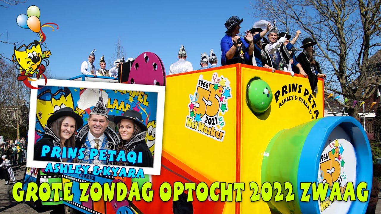 Grote Zwaagse Zondag carnavalsoptocht Zwaag 2022 prins Petaqi