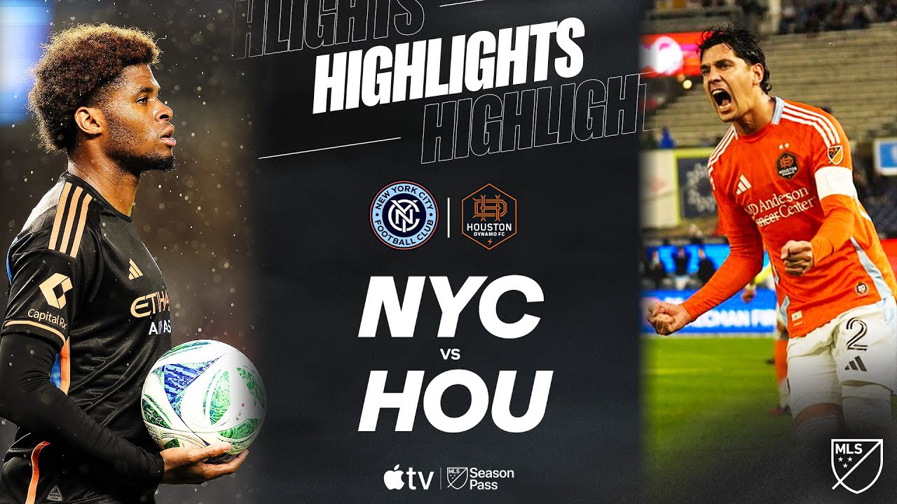 New York City FC vs. Houston Dynamo FC | Full Match Highlights | Gabriel Segal Brace!