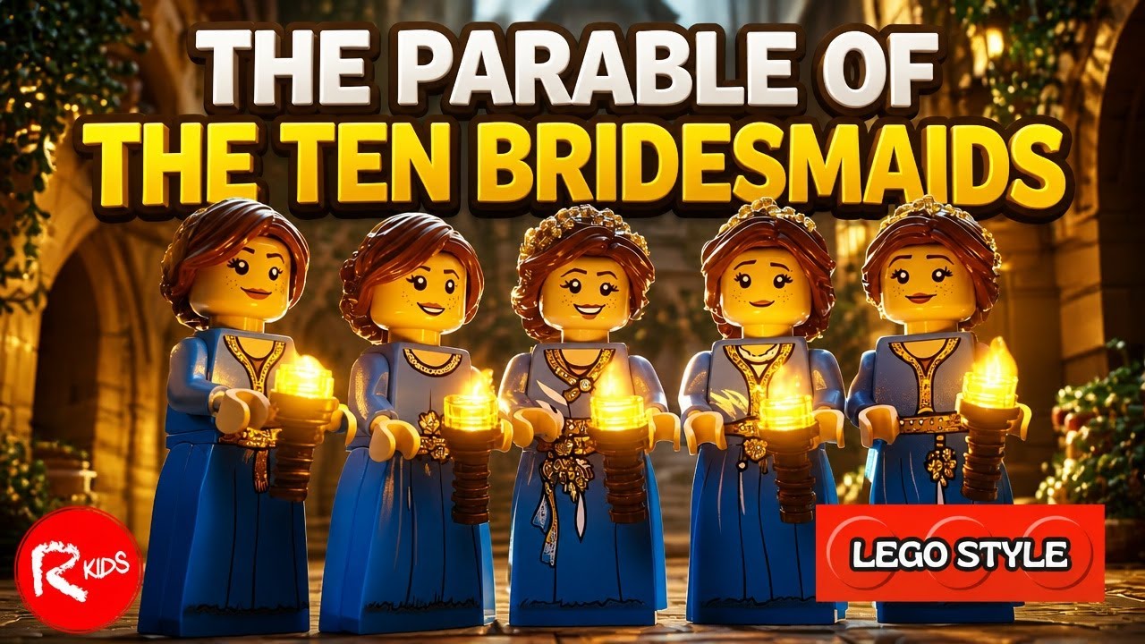 The Parable of the Ten Bridesmaids | LEGO-Style Bible Story | Jesus Parables