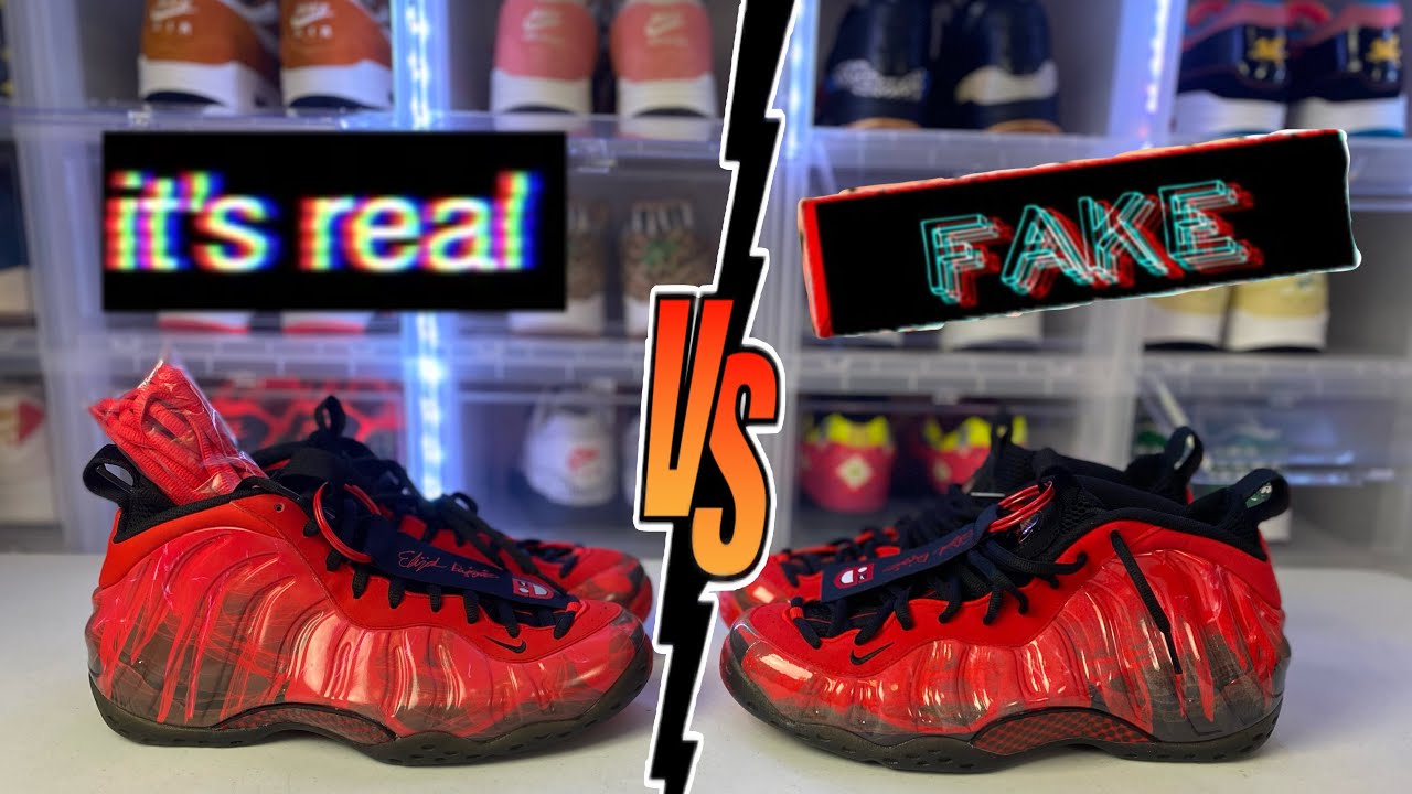 NIKE AIR FOAMPOSITE ONE DOERNBECHER REAL VS FAKE