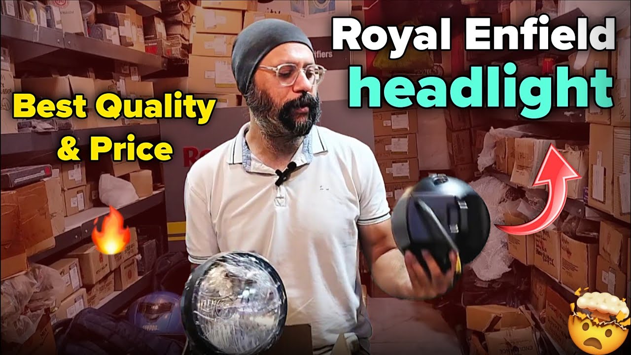 Рынок аксессуаров Royal Enfield Hardlights в Карол Багх 🔥 | Оригинальные аксессуары по самым низк...