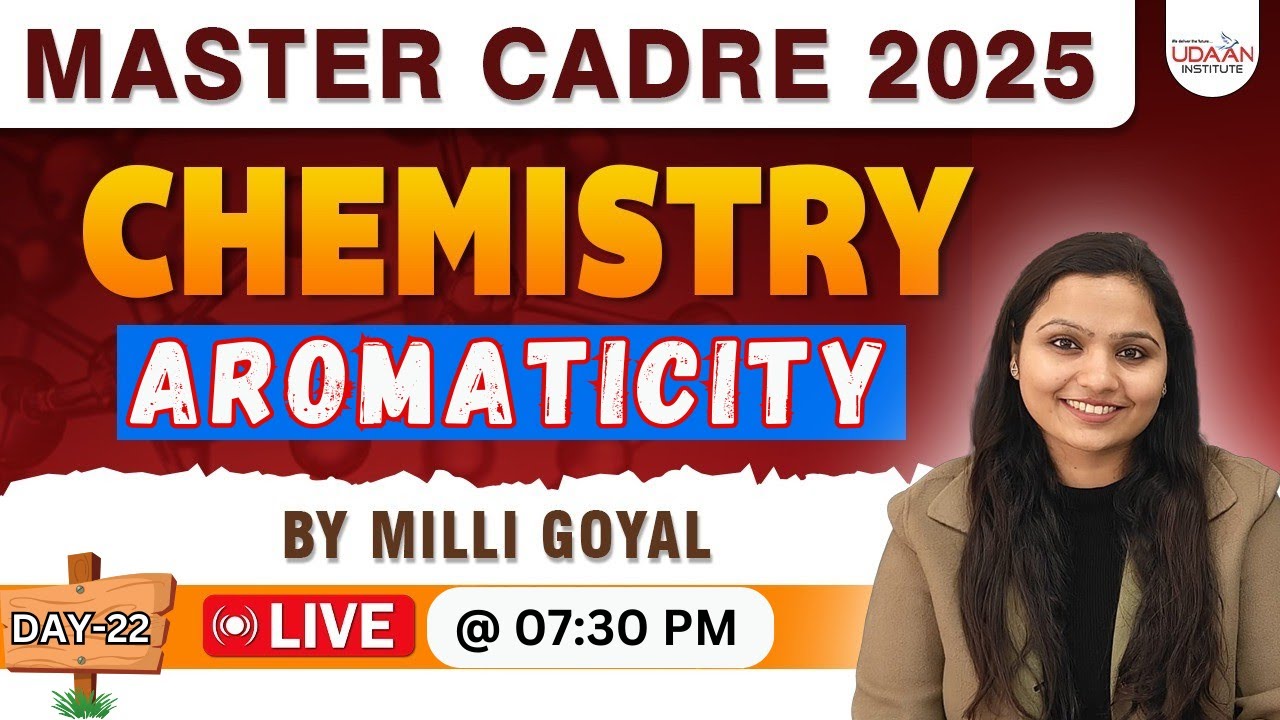 🛑 CHEMISTRY MASTER CADRE | DAY-22 |🎯 MASTER CADRE 2025 | BY MILLI GOYAL