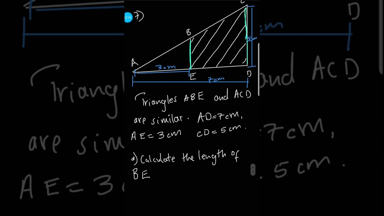 BGCSE, Mat pp3, Similarity and Mensuration C C