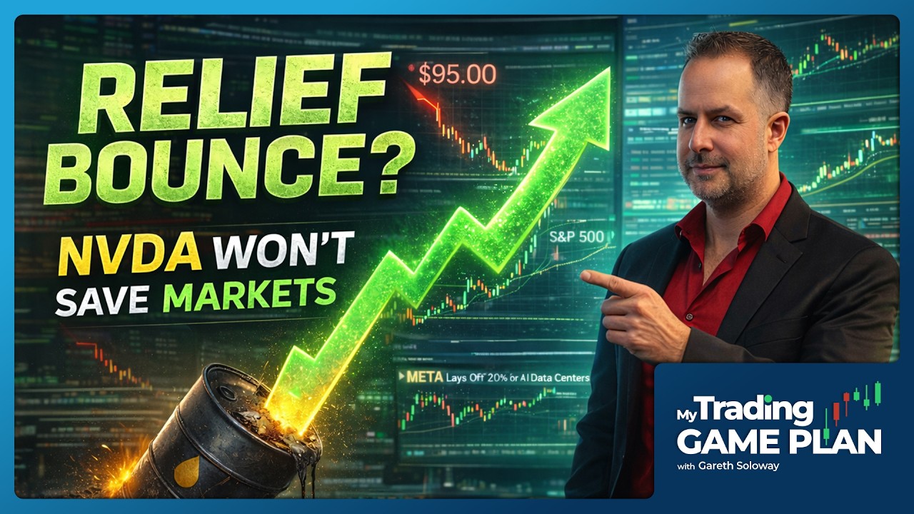 THE RELIEF BOUNCE: Oil Drops to $95 & The NVDA Catalyst You Can't Ignore, It Won't Save Markets 📉