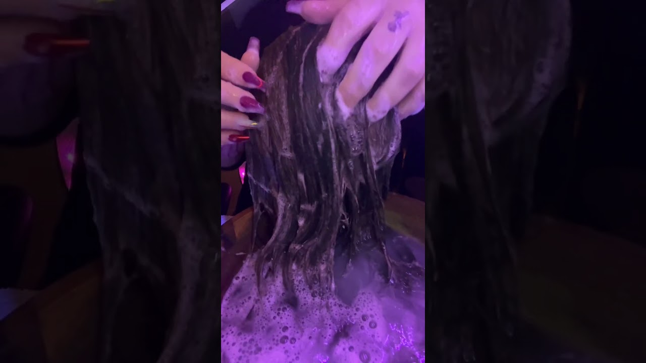 Live hair washing Wednesday (whisper talking)