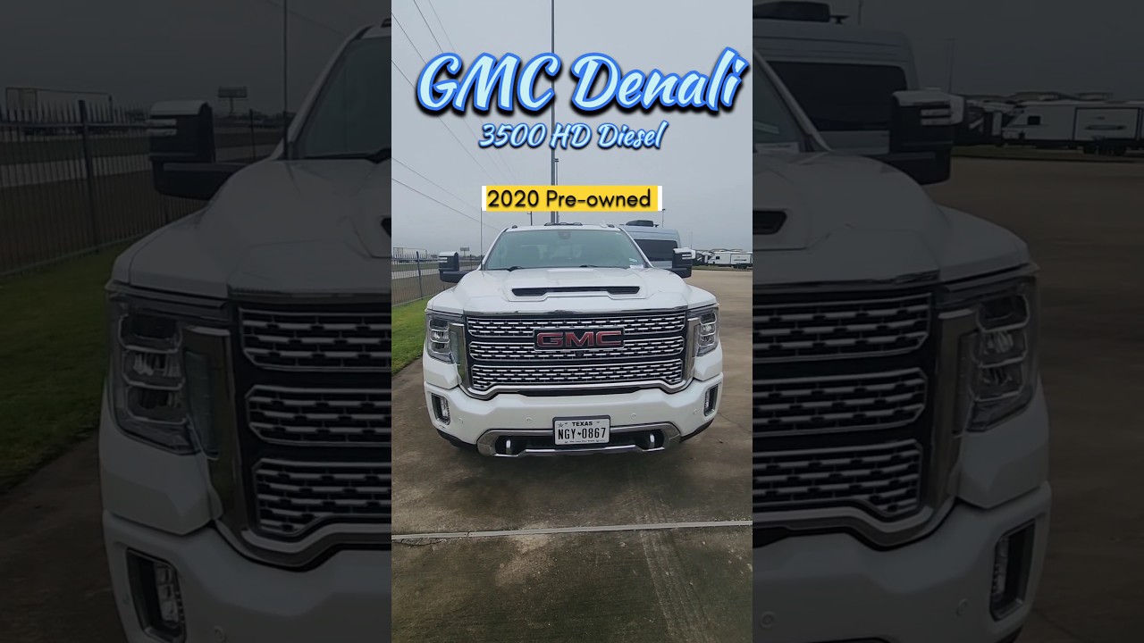 2020 GMC Denali 3500 Duramax Diesel | 35,500 lb Towing & Denali Luxury