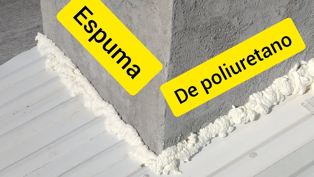 cómo se aplica el poliuretano (espuma)