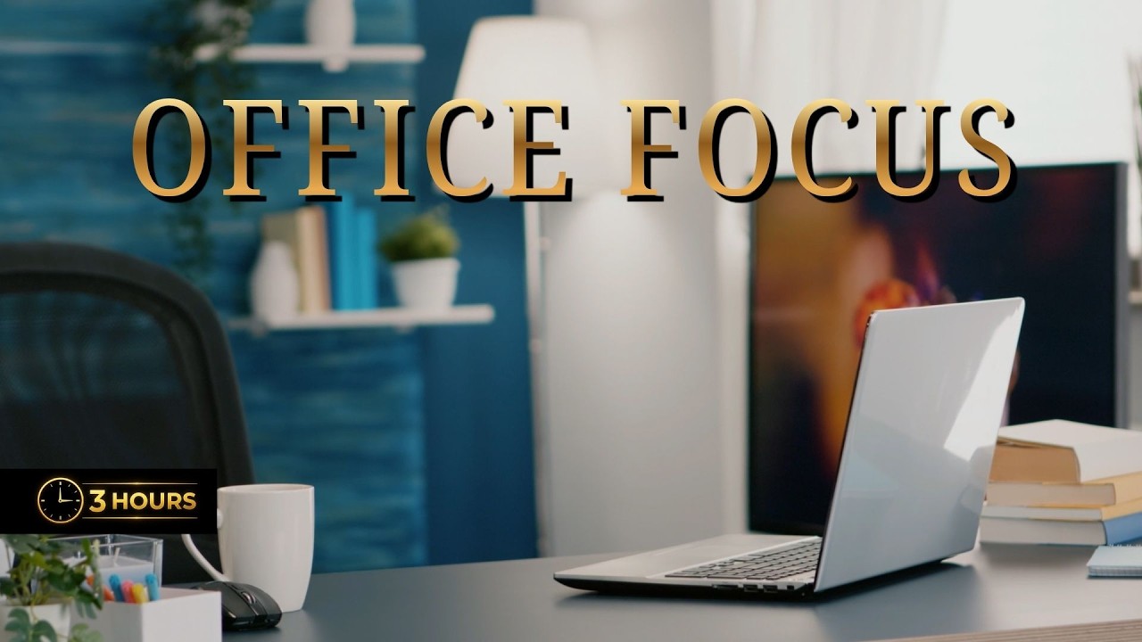 3 Hour LoFi for Office Work | Productivity Background Music | Focus Mode