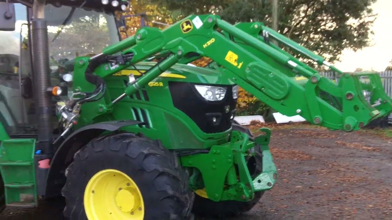 John Deere 6125R Powerquad c/w H310 loader & Front Linkage/PTO