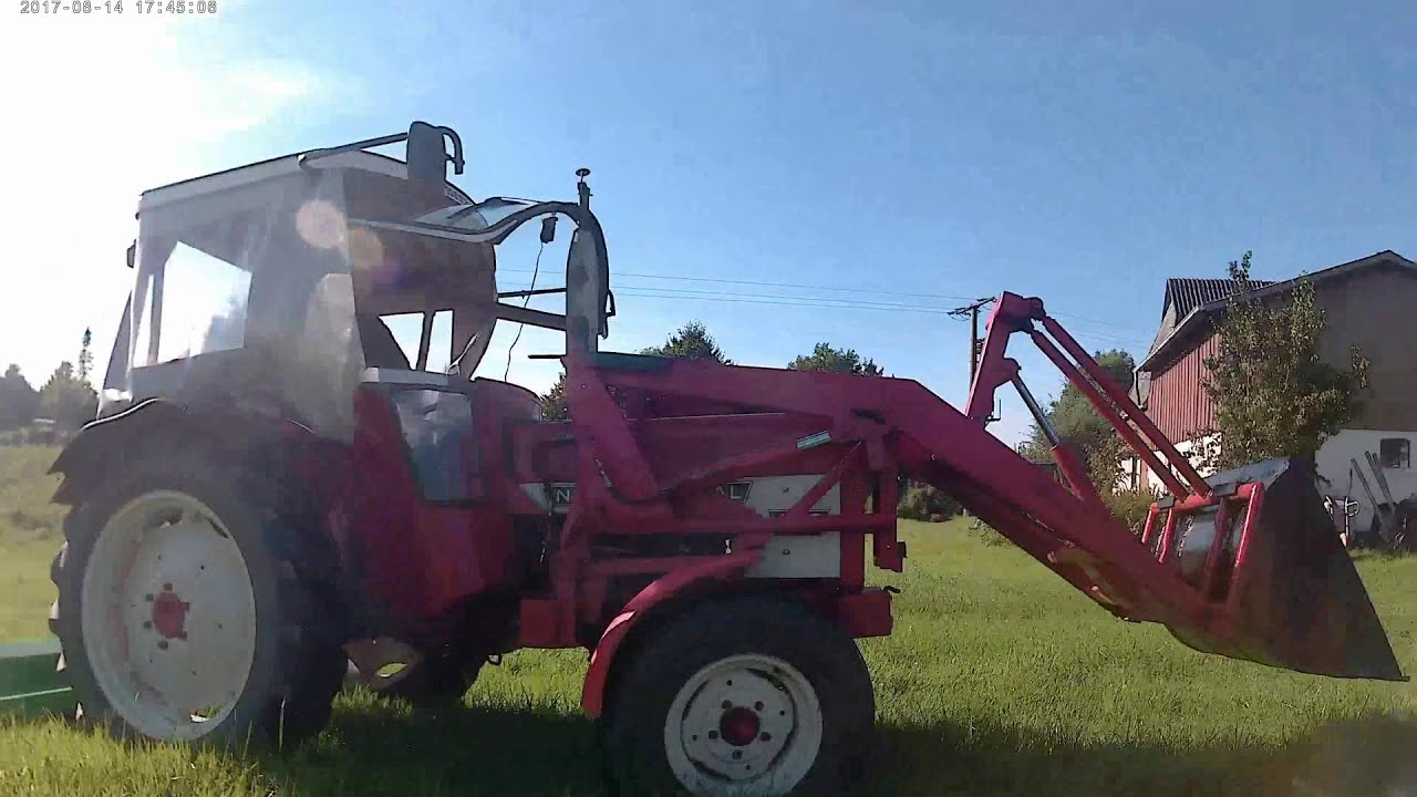 Wiese mulchen mit IHC und 175 cm Schlegelmulcher