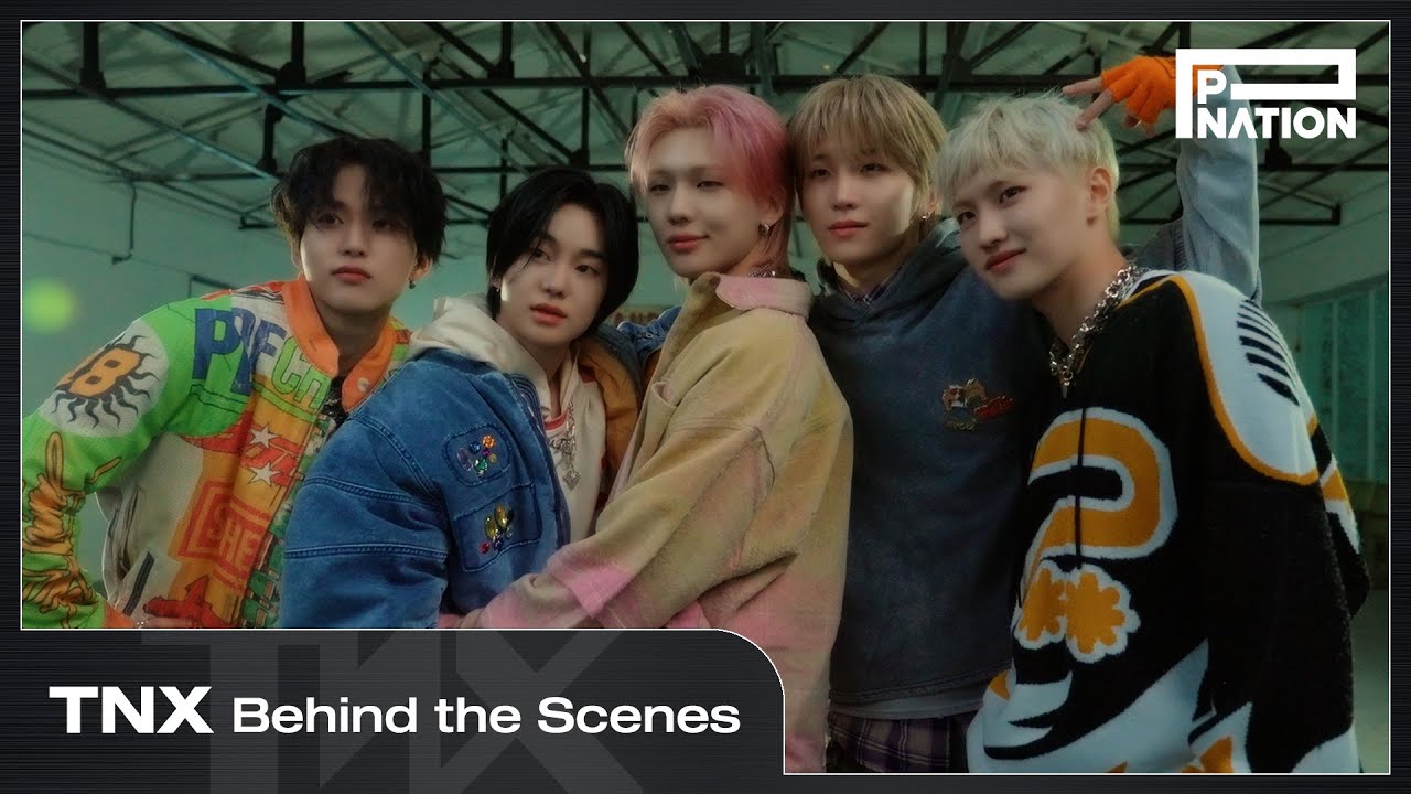 TNX The 4th Mini Album [For Real?] Jacket Behind The Scenes