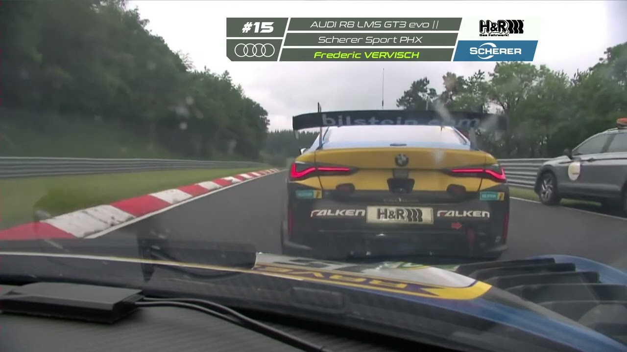 #15 Scherer PHX Audi 24h Nürburgring 2024 2nd Stint to RED FLAG