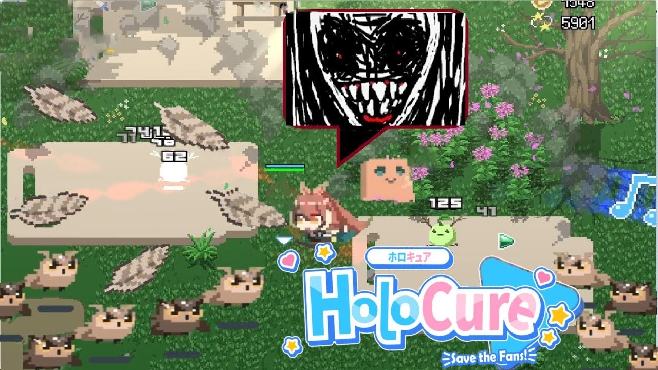 HoloCure Save the Fans! - Mumei Stage Mode Gameplay / Hololive Fangame Hoomans Nanashi PC Game ホロキュア
