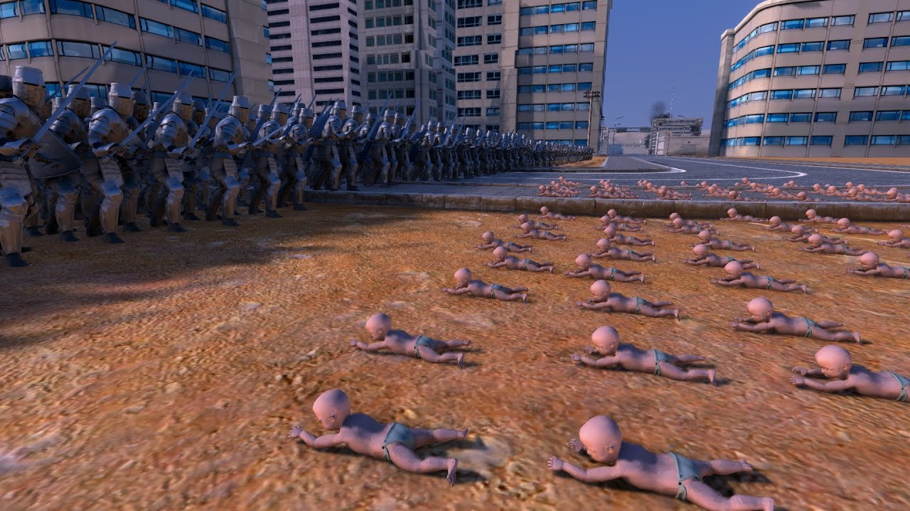 SUPER BEBÊS ESPLOSIVOS Vs 15000 SOLDADOS | ULTIMATE EPIC BATTLE SIMULATOR GAMEPLAY JOGOS DE BATALHA