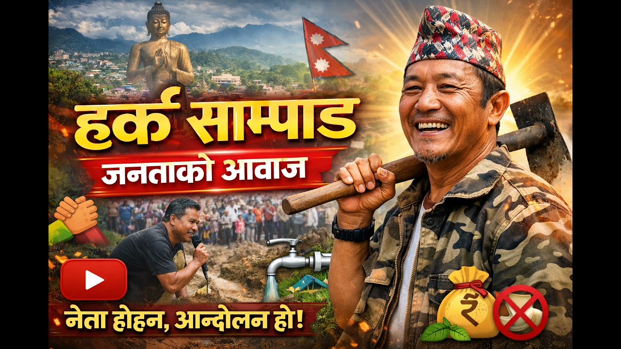 हर्क साम्पाङ: नेता होइन, आन्दोलन हो | New Nepali Song 2026  | moktan smd (Full HD 1080 2026) 