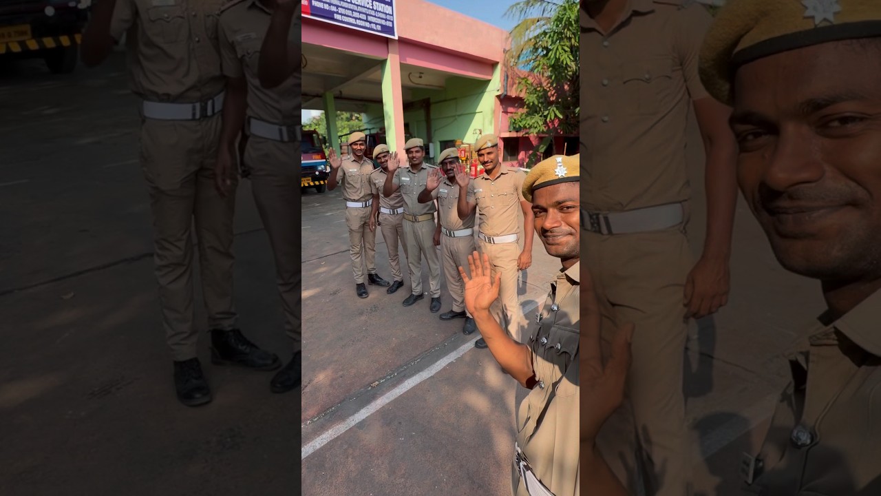 Chennai duty, real moments, city hustle & memories. One day in a cop&rsquo;s life. 🚔❤️#vlog #mrfitsanjeev