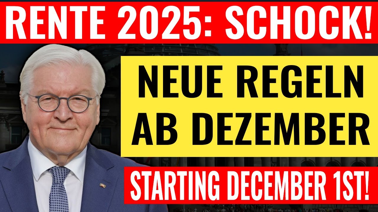 BREAKING NEWS: Pension Changes Effective December 1, 2025 &ndash; 8 Changes for ALL Pensioners!