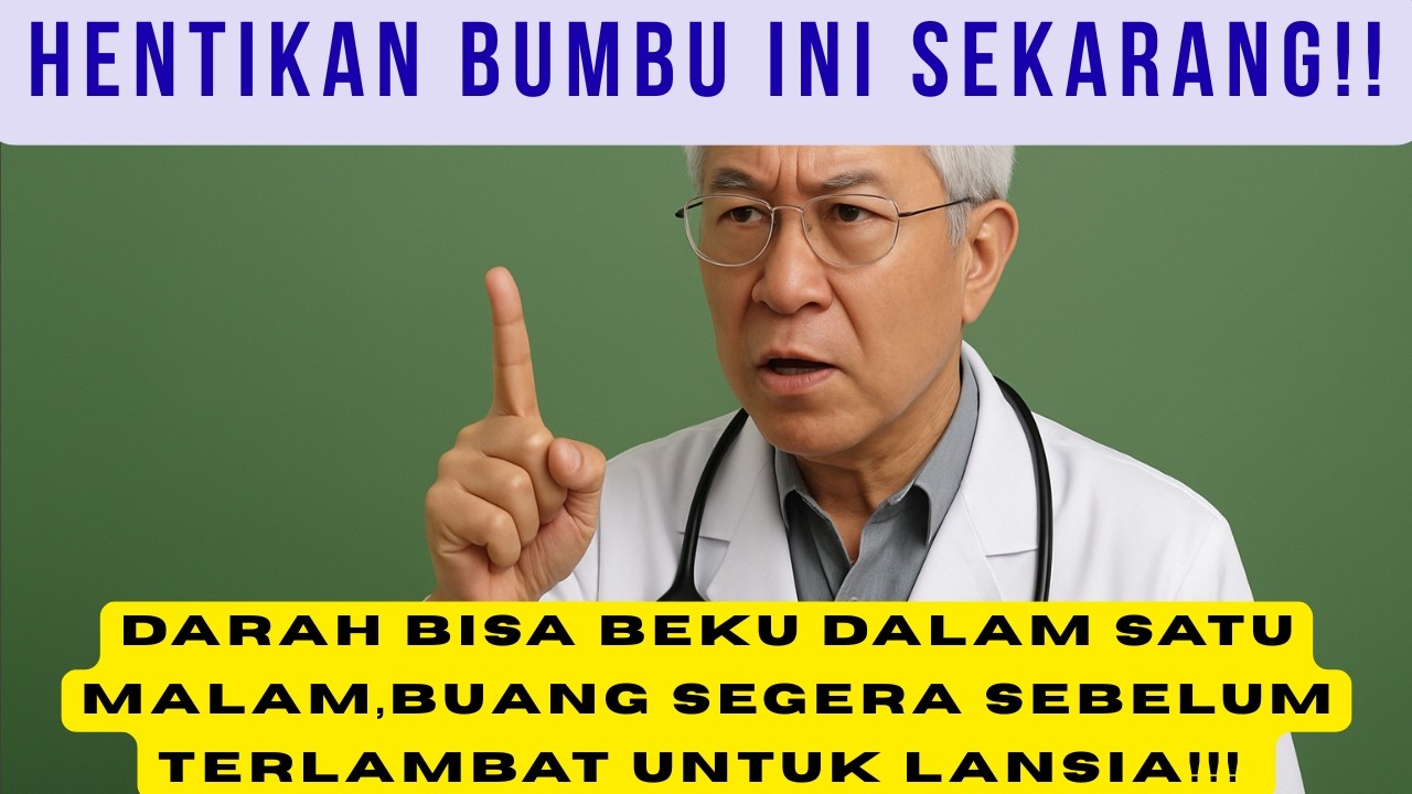 BAHAYA UNTUK JANTUNG‼️6 Bumbu Dapur Ini Naikkan Risiko Stroke Lansia Dalam 1 Malam, HENTIKAN!