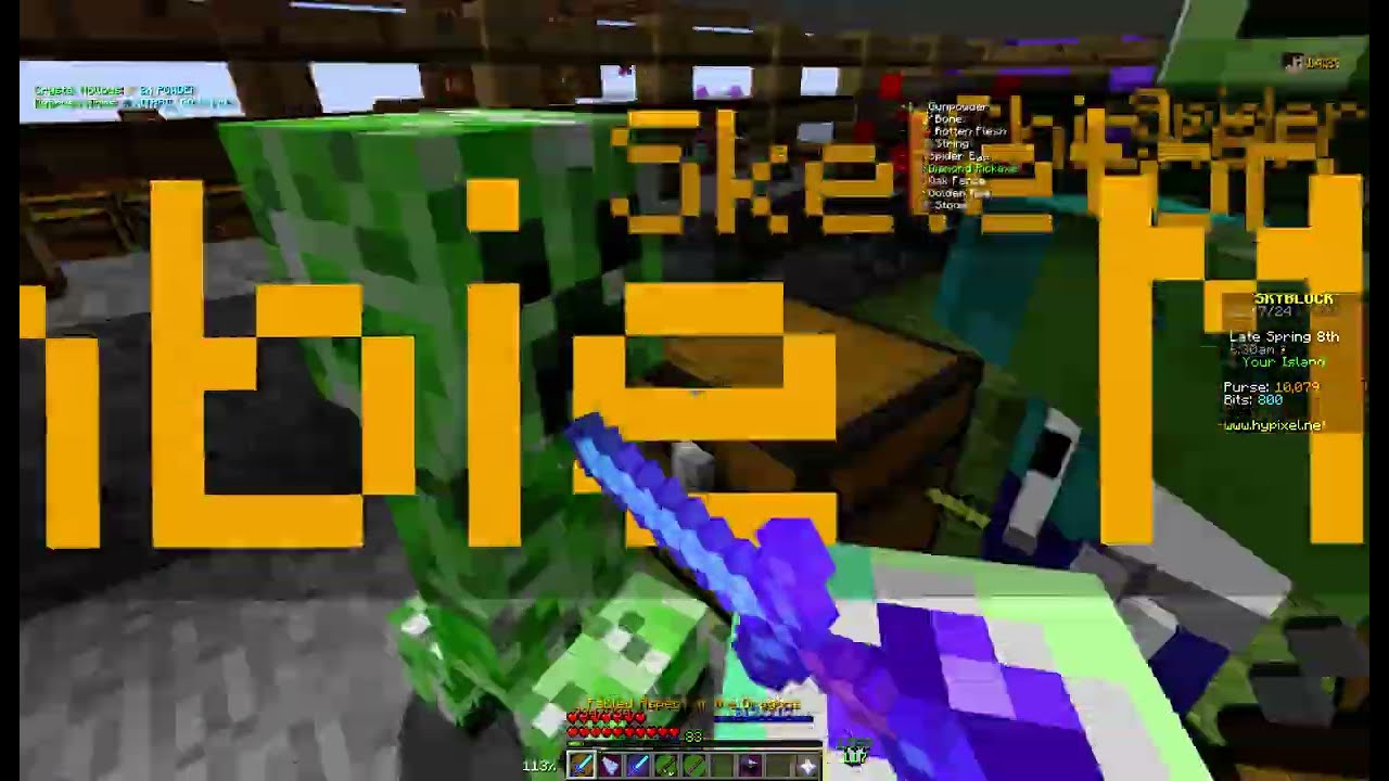 Hypixel Skyblock 195: Upgrading Minions, Expanding Mob Minion Area