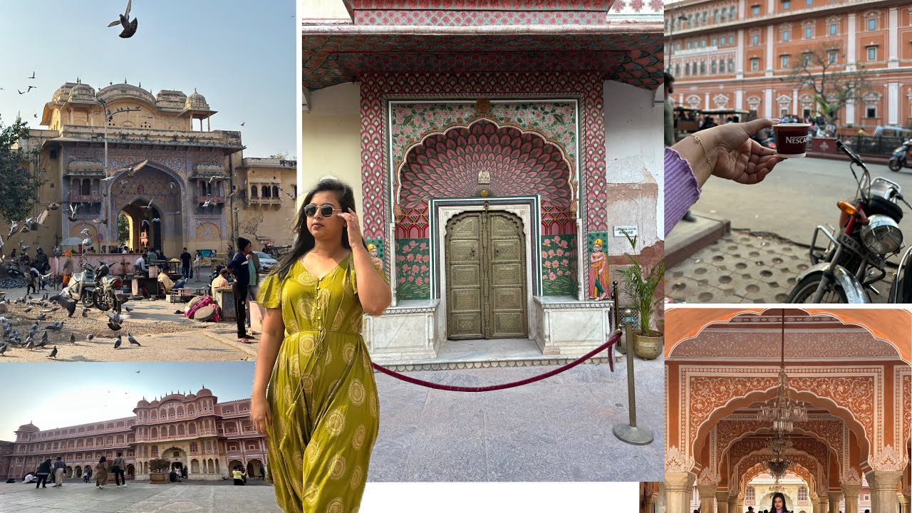 Jaipur tourist places ॥ Hawa mahal , city palace , fort.. Jaipur famous market॥