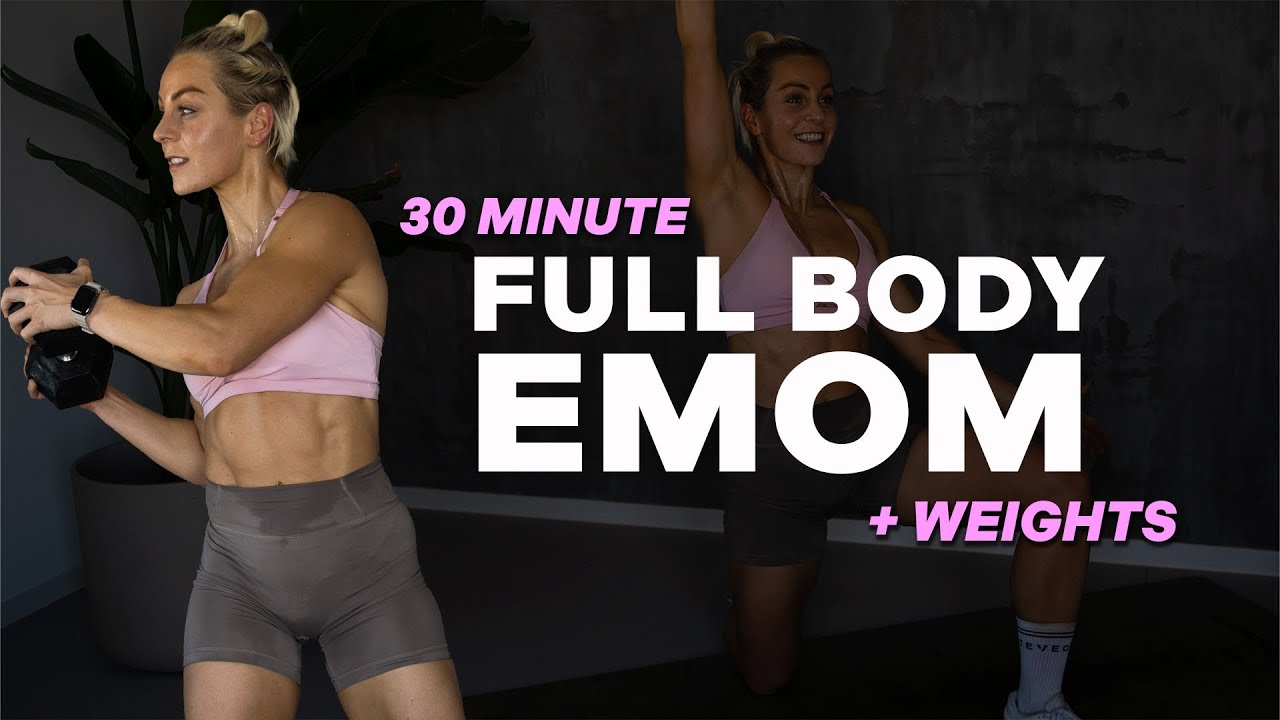 30 MIN FULL BODY CRUSHER | EMOM Style | Dumbbell Workout | Strength and Conditioning | Challenge