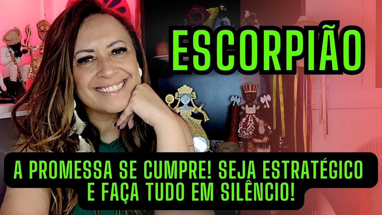 ESCORPIÃO ♏️ A PROMESSA SE CUMPRE! SEJA ESTRATÉGICO E FAÇA TUDO EM SILÊNCIO!