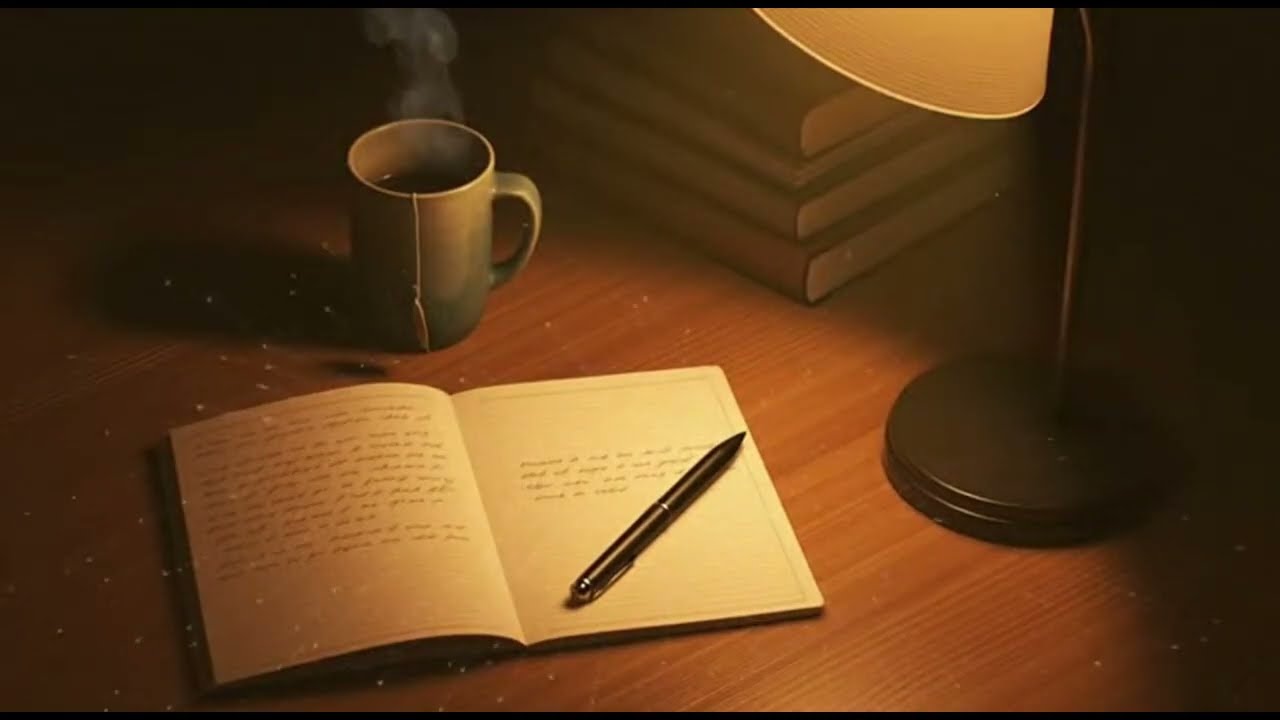 Relaxing Coffee Desk | Calm Jazz Music & Cozy Coffee Vibes Long Music