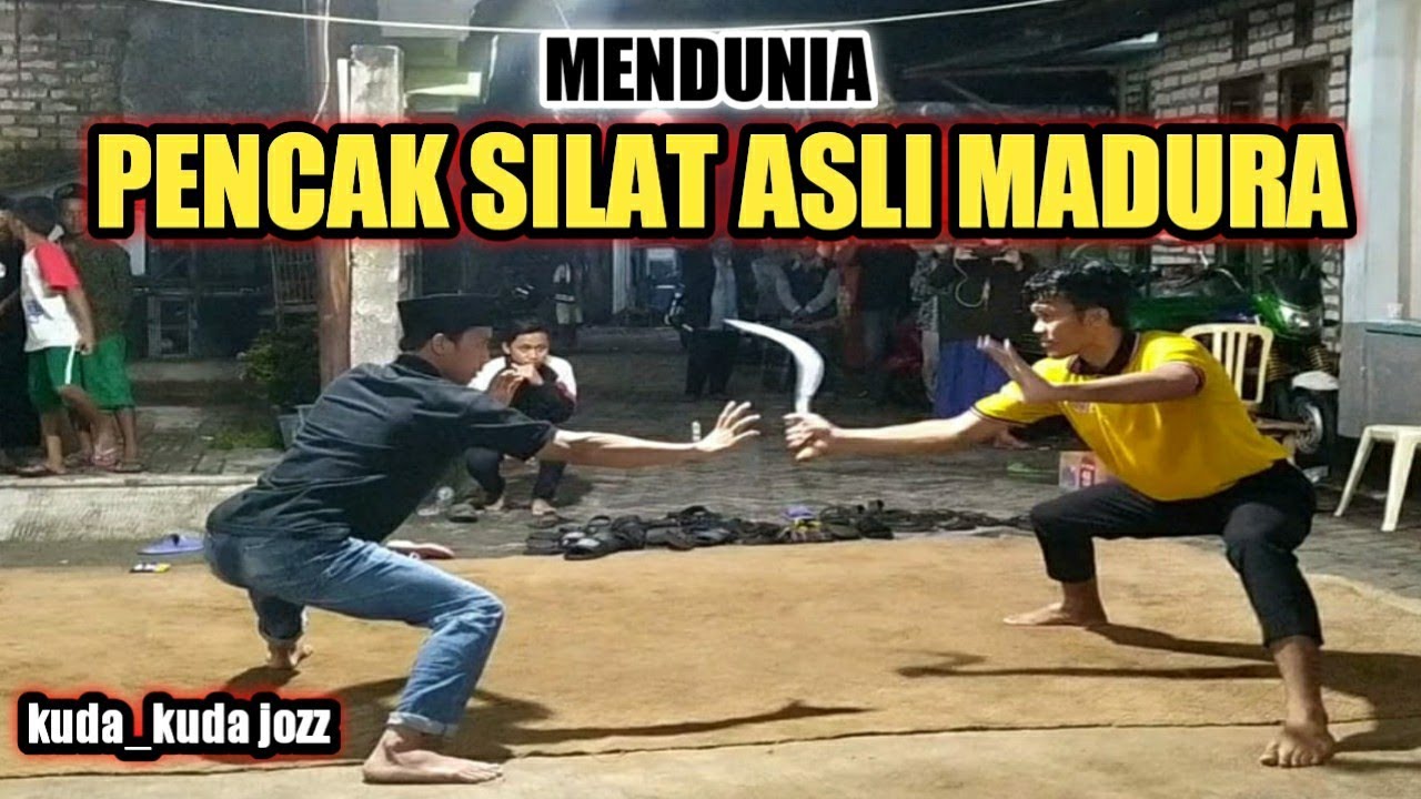 Pencak silat ganda || settelan madura