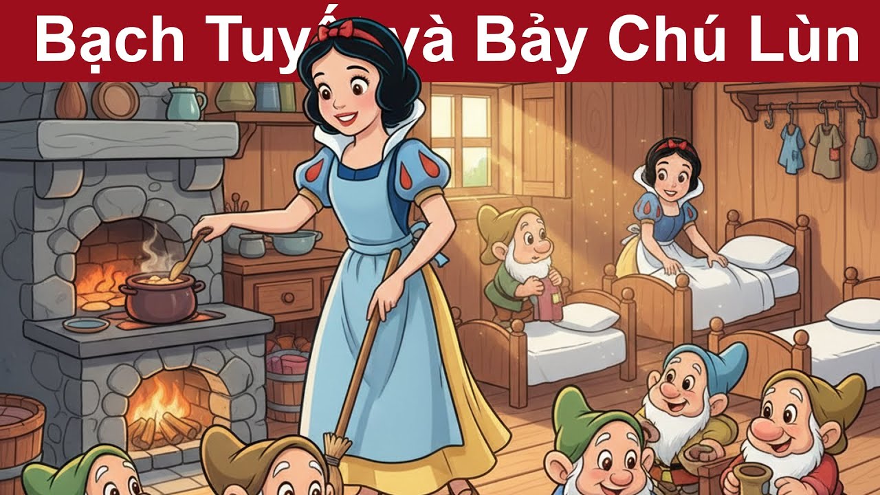 Bạch Tuyết và Bảy Chú Lùn | Truyện Cổ Tích Hoạt Hình