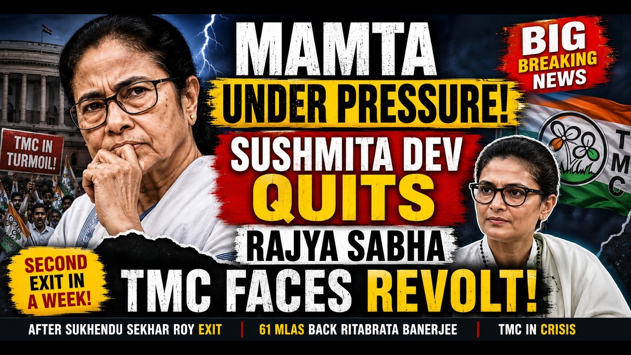 Mamata Under Pressure: Sushmita Dev Quits Rajya Sabha, TMC Faces Fresh Revolt