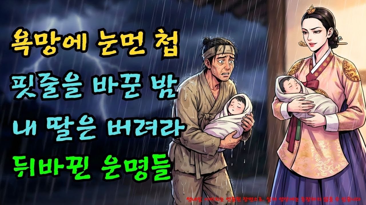 낳은 딸을 거지에 버리고 훔쳐온 아들, 15년 후 벌어진 일 |야담·민담·전설·설화·옛날이야기·야사·오디오북