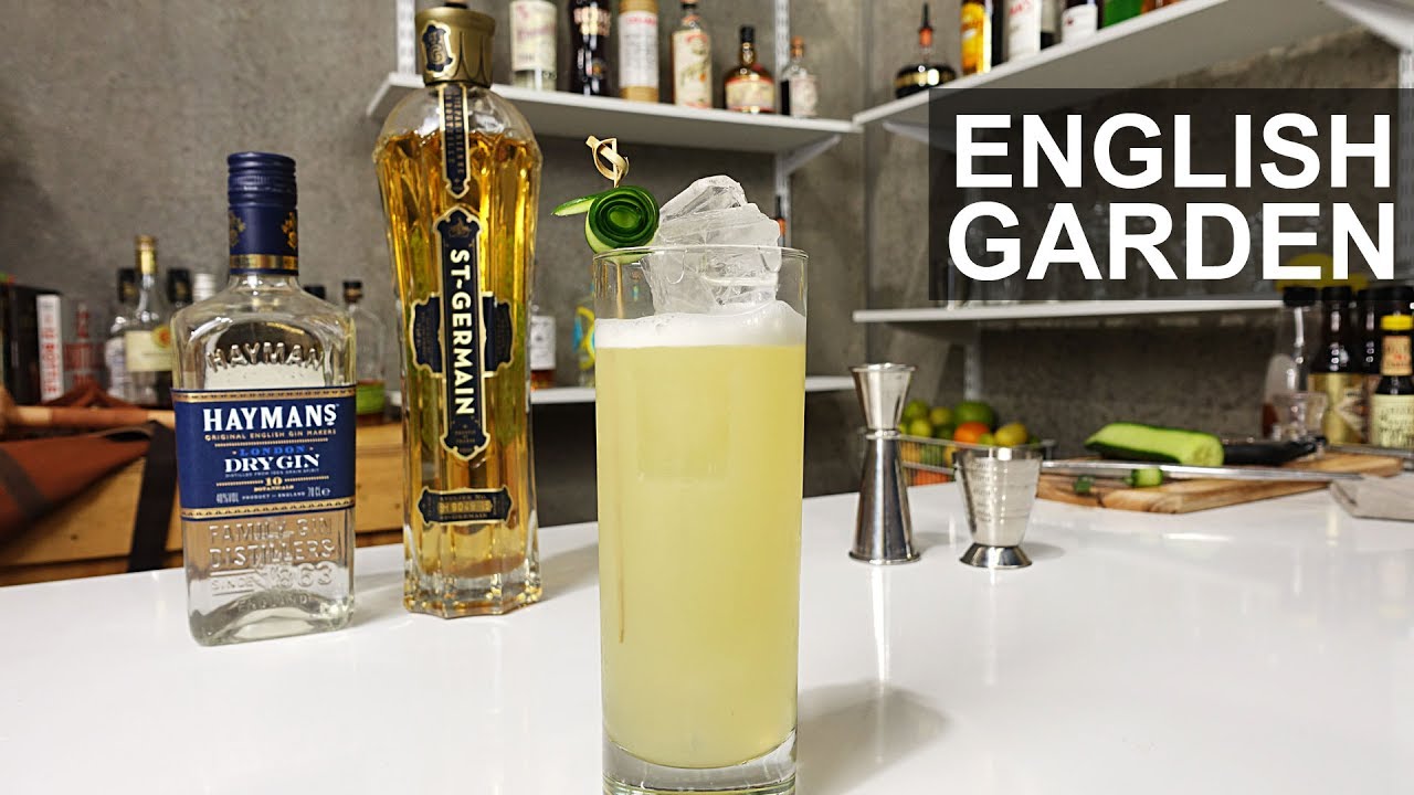 English Garden Cocktail Recipe - GIN, ELDERFLOWER & CUCUMBER