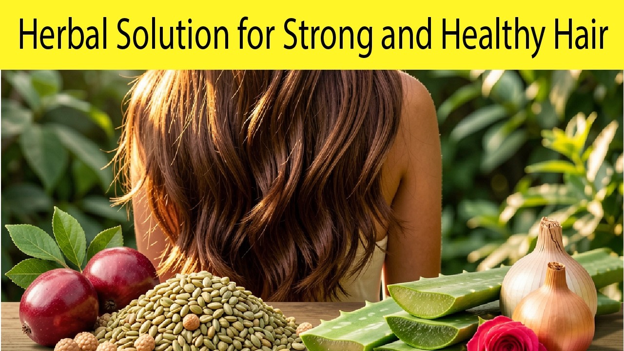 Strong and Healthy Hair With Onion, Indian Gooseberry, and Soapnut Solution