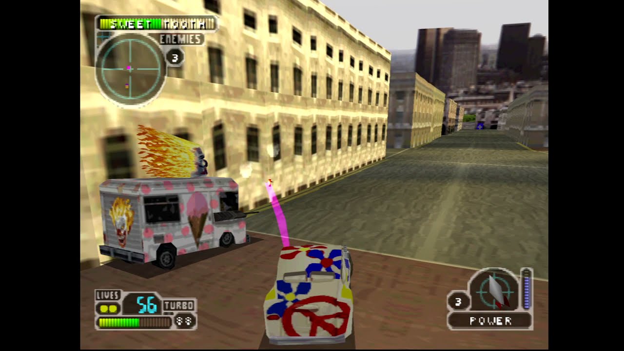 Twisted Metal 3 - PSX - Flower Power - Full Playrough Movie