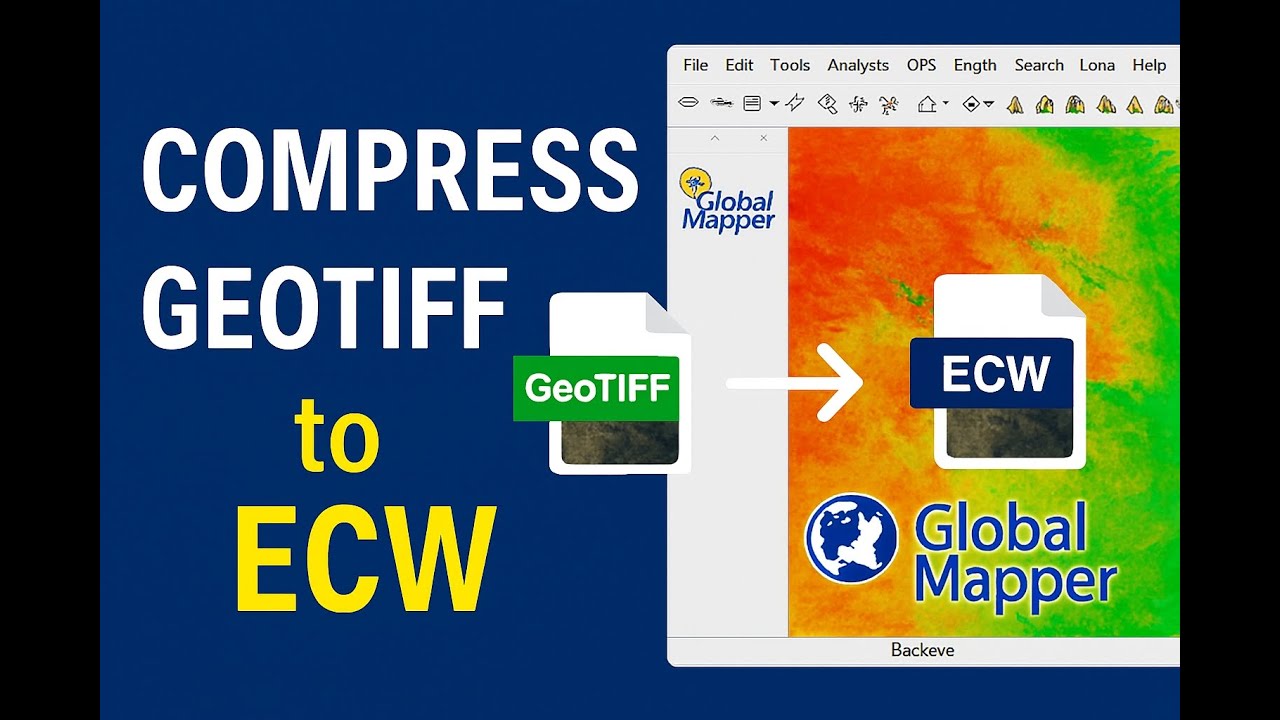 Полное руководство по сжатию файлов из формата GeoTIFF в формат ECW с помощью программного обеспе...