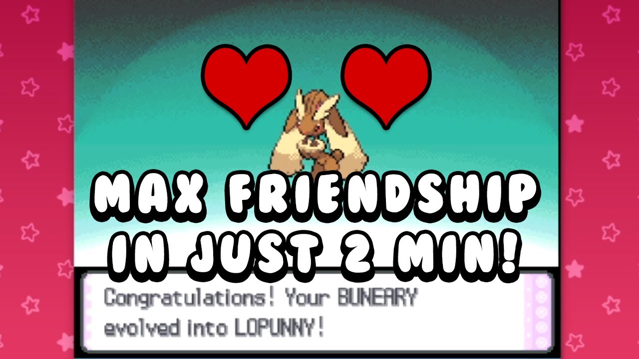 Friendship Underflow Tutorial - Pok&eacute;mon Diamond and Pearl Max Friendship Guide (Fast Evolutions)