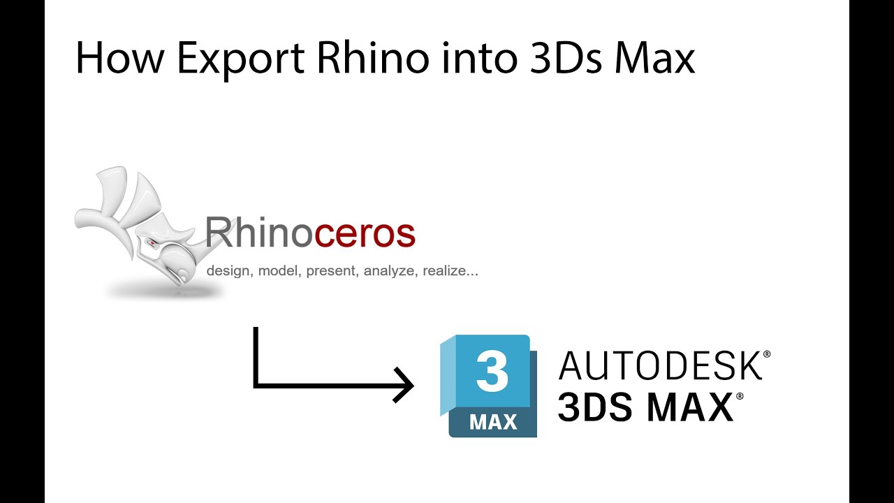 V9 - How Export Rhino into 3Ds Max